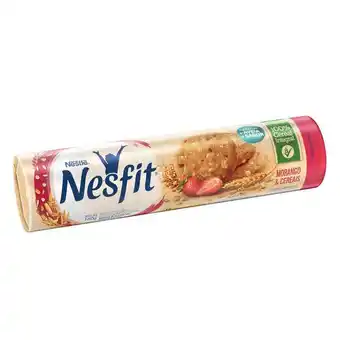 Carrefour Biscoito doce morango e cereais nesfit 160 g oferta