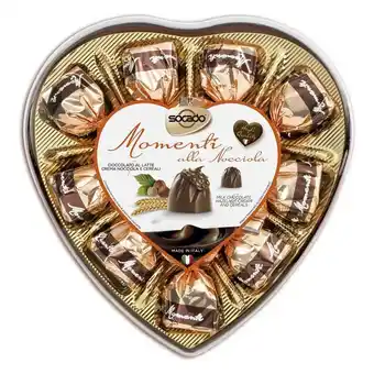Carrefour Bombom de chocolate ao leite com creme e cereais socado alla nocciola 155g oferta