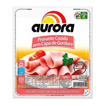 Carrefour Presunto cozido sem capa fatiado aurora aproximadamente 200 g oferta