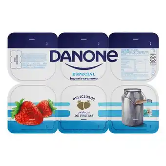 Carrefour Iogurte polpa integral danone morango 510g oferta