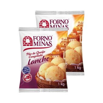 Carrefour Pão de queijo lanche congelado forno de minas 1kg - 2 unidades oferta