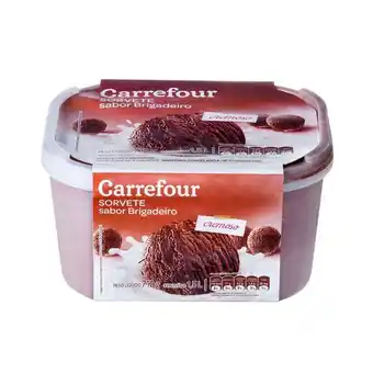 Carrefour Sorvete de brigadeiro carrefour 1,5l oferta