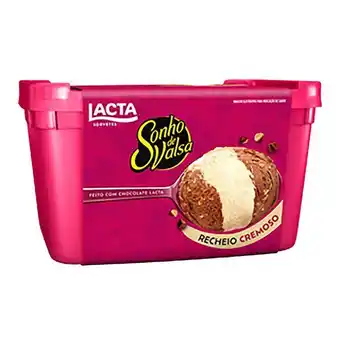 Carrefour Sorvete sonho de valsa lacta pote 1 l oferta