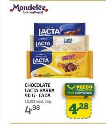 Chocolate Lacta Barra Cada