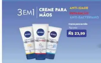 Creme Para Mãos Anti-idade Reparação Anti-bacteriano 3 Em 1