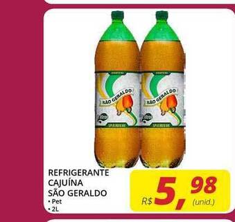 Refrigerante Cajuína São Geraldo 2L