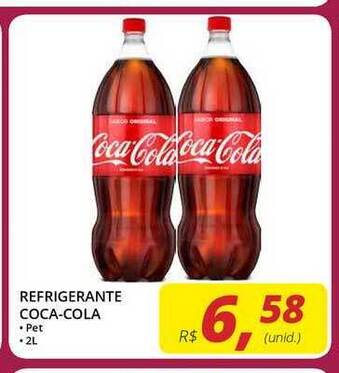Rebouças Supermercados Refrigerante Coca Cola 2L oferta