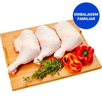 Carrefour Coxa com sobrecoxa de frango resfriada carrefour embalagem familiar aproximadamente 1,6 kg oferta
