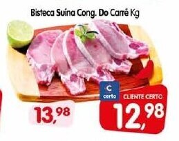 Cercadão Bisteca Suina Cong. Do Carne 1kg oferta