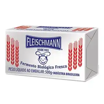 Serrano Supermercado Fermento biológico fleischmann fresco embalagem 500g oferta