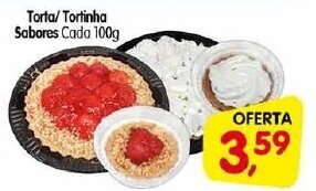 Cercadão Torta/ Tortinha Sabores 100g oferta