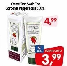 Creme Trat. Skala The Gardener Pepper Force 200ml