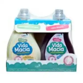 Sam's Club Lava-roupas líquido + amaciante vida macia pack com 2 unidades 1l cada oferta
