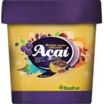 Bebida mista adoçada açaí, guaraná e banana brasfrut pote 800g