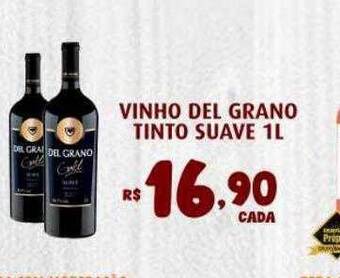Bahamas Supermercados Vinho Del Grano Tinto Suave oferta