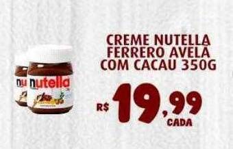 Creme Nutella Ferrero Avelã Com Cacau