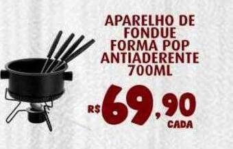 Bahamas Supermercados Aparelho De Fondue Forma Pop Antiaderente oferta