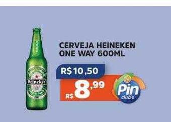 Pinheiro Supermercado Cerveja Heineken One Way oferta