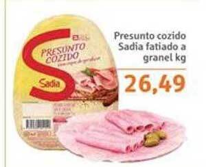 Sonda Presunto Cozido Sadia Fatiado A Granel Kg oferta