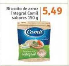 Sonda Biscoito De Arroz Integral Camil Sabores oferta