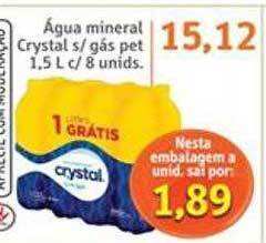 Sonda Agua Mineral Crystal S Gas oferta