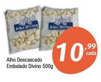 Supermercados Intercontinental Alho Descascado Embalado Divino oferta