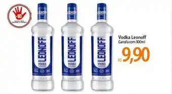 Atacadão Vodka Leonoff oferta