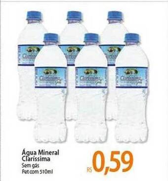Atacadão Agua Mineral Clarissima Sem Gas oferta