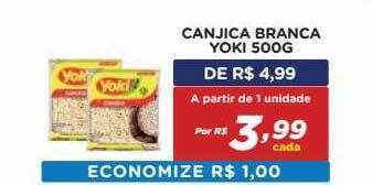 Bahamas Mix Canjica Branca Yoki oferta