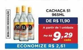 Bahamas Mix Cachaça 51 oferta
