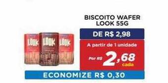 Bahamas Mix Biscoito Wafer Look oferta