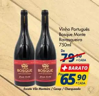 Delta Supermercados Vinho Português Bosque Monte Ravasqueira oferta