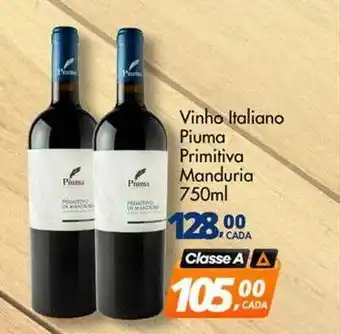 Vinho Italiano Piuma Primitiva Manduria