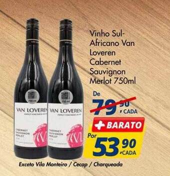 Delta Supermercados Vinho Sul-africano Van Loveren Cabernet Sauvignon Merlot oferta
