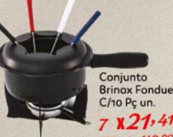 Rede Top Conjunto Brinox Fondue C 10 oferta