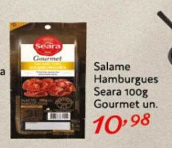 Rede Top Salame Hamburgues Seara Gourmet oferta