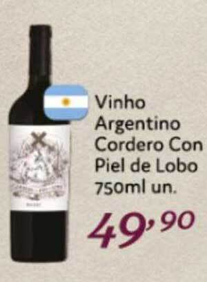 Rede Top Vinho Argentino Cordero Con Piel De Lobo oferta