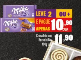 Rede Top Chocolate Em Barra Milka oferta