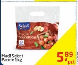 Maçã select pacote 1kg