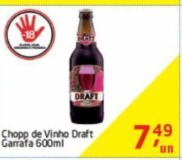 Tenda Atacado Chopp de vinho draft 600ml oferta