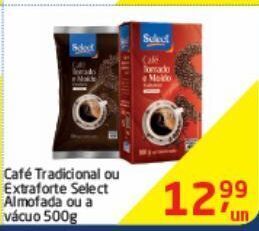 Tenda Atacado Café tradicional ou extraforte select almofada ou a vácuo 500g oferta