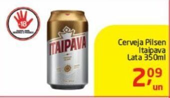 Cerveja pilsen itaipava lata 350ml