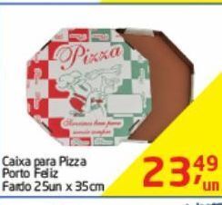 Tenda Atacado Caixa para pizza porto feliz fardo 25un x 35cm oferta
