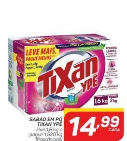 Sabão em pó tixan ypê