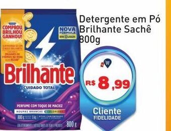 Tonin Superatacado Detergente em pó brilhante 800g oferta