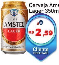 Tonin Superatacado Cerveja amstel 350ml oferta