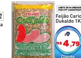 Feijão carioca dukaldo 1kg