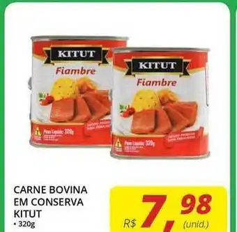 Rebouças Supermercados Carne Bovina Em Conserva Kitut 320g oferta