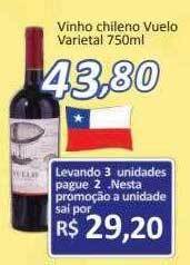 Supermercados Savegnago Vinho Chileno Vuelo Varietal oferta