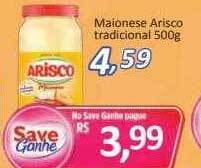 Supermercados Savegnago Maionese Arisco Tradicional oferta